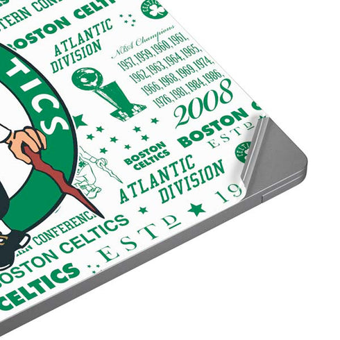 NBA Boston Celtics Historic Blast Universal Laptop 16.6in (13.4 x 9.7in) Skin